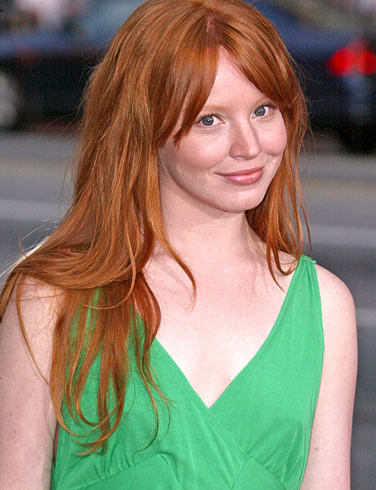 young red haired actress